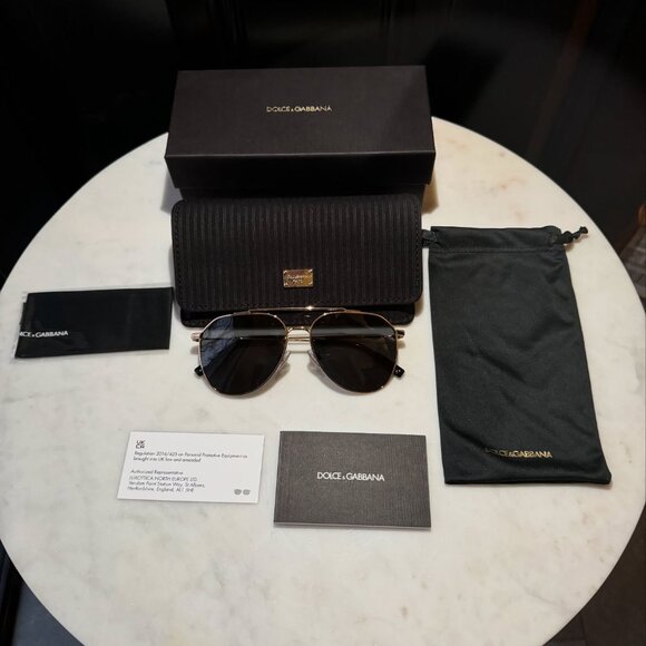 Dolce & Gabbana Aviator Sunglasses 0DG2296 - Picture 3 of 4